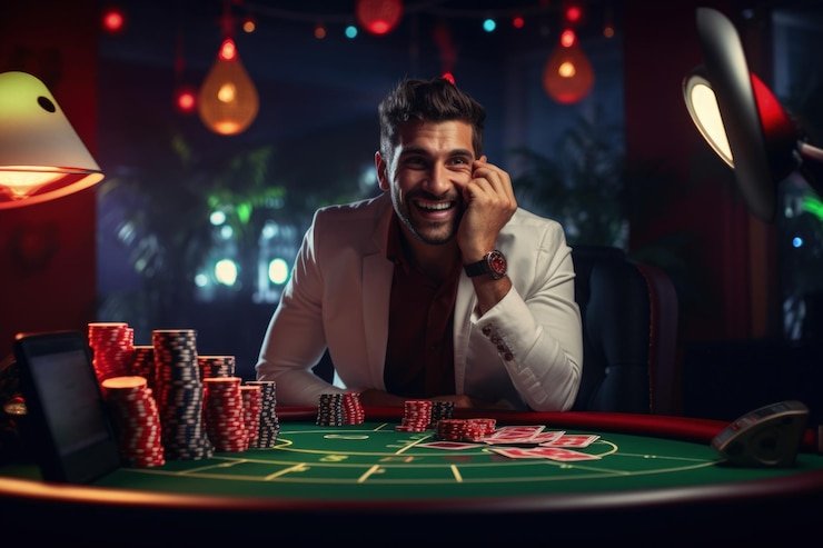 Live blackjack dealer at slotgembira studio